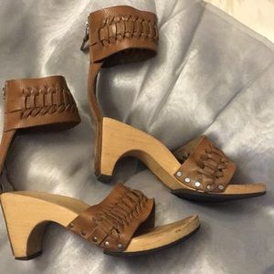 Wooden sandals